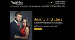 Desktop Screenshot of claudioditaliahairsalon.com