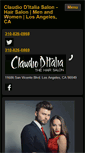 Mobile Screenshot of claudioditaliahairsalon.com